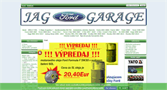 Desktop Screenshot of jagfordgarage.sk