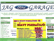 Tablet Screenshot of jagfordgarage.sk
